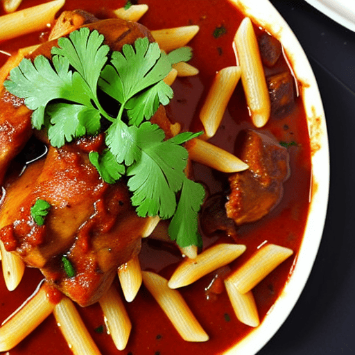 Pasta de Pollo en Mole