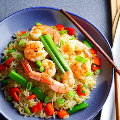Garlic Shrimp Fried Rice