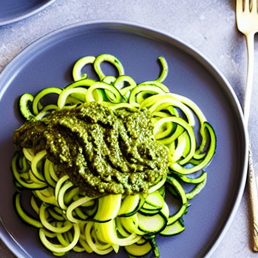 Zoodles with Pesto