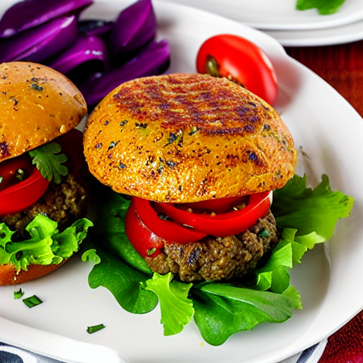 Keto Zaalouk Burger