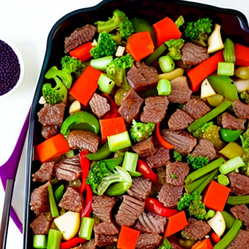 Beef and Vegetable Salad Bake