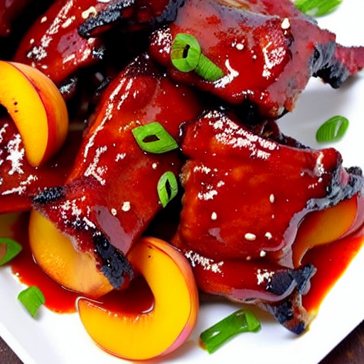 Peach Glazed Ribs