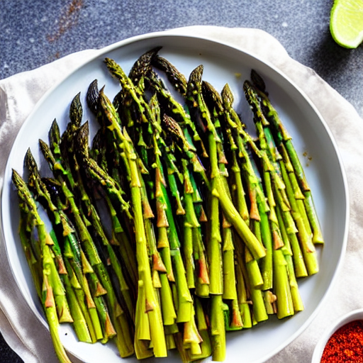 Spicy Garlic Asparagus