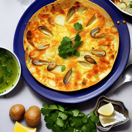 Tortilla de Patatas con Mariscos