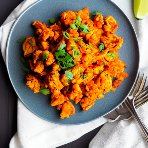 Buffalo Cauliflower Rice