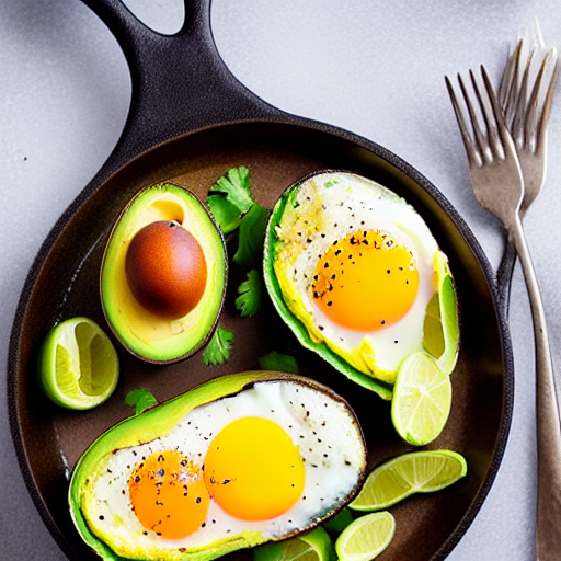 Baked Eggs in Avocado