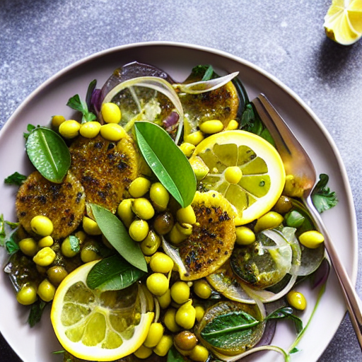 Olive and Lemon Salad