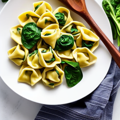 Keto Tortellini with Spinach