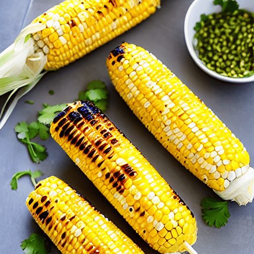 Korean Style Grilled Corn