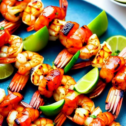 Spicy Shrimp Skewers