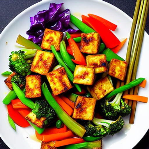 Crispy Vegetable and Tofu