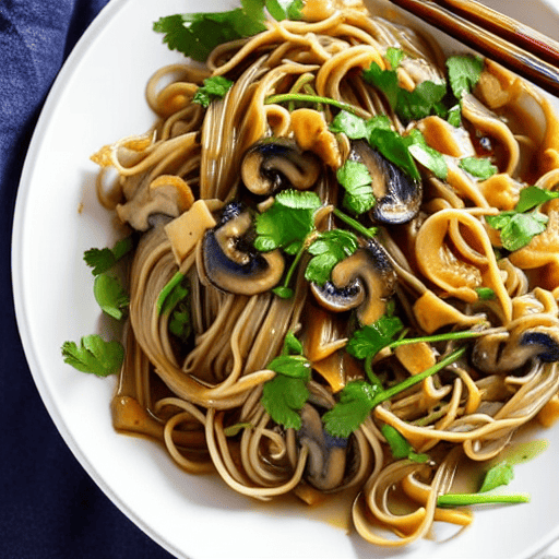 Mushroom Noodles