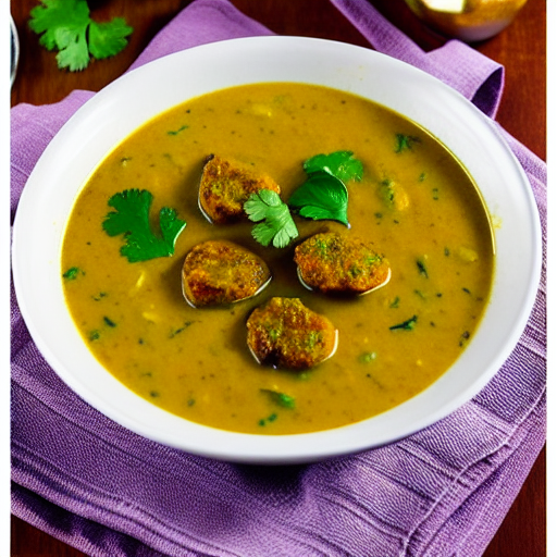 Kadhi Pakora Soup