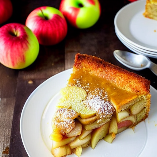 Torta di Mele Senza Zucchero