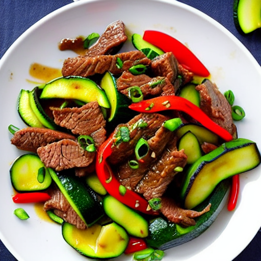 Beef and Zucchini Stir-Fry