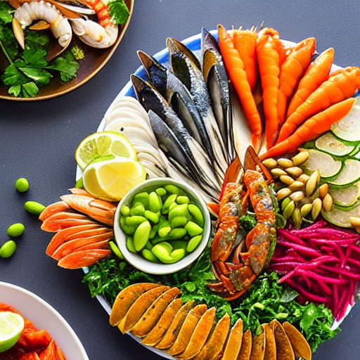 Vegan Seafood Platter