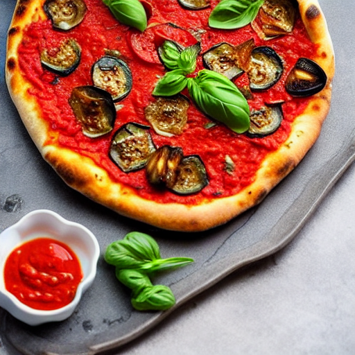 Pizza con Melanzane