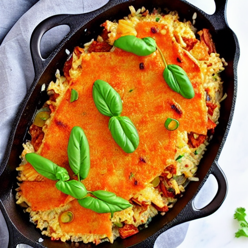 Keto Baked Kimchi Rice