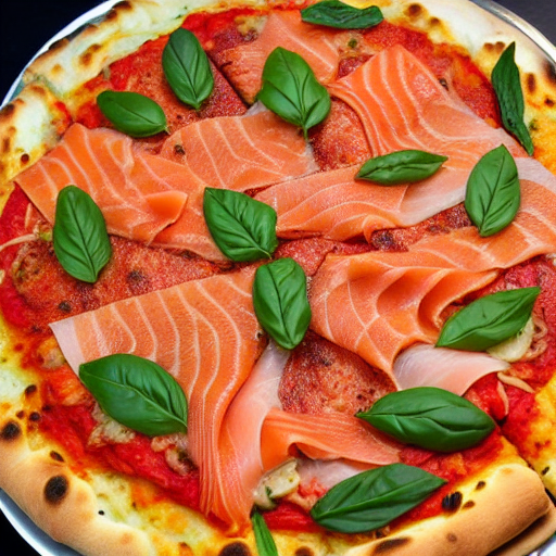 Pizza au Saumon