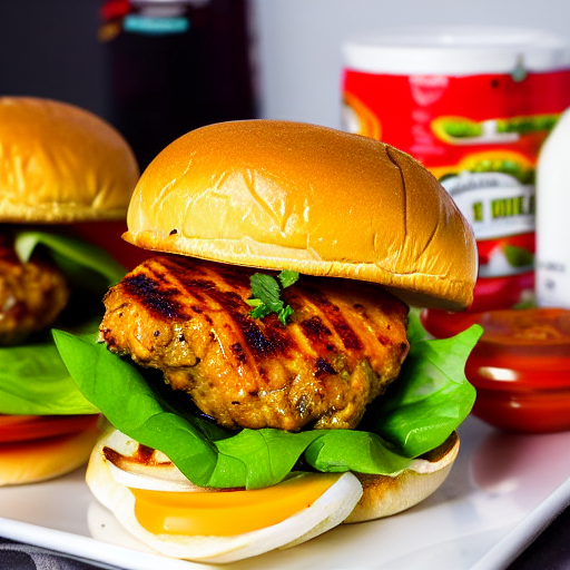 Burguer de Pollo al Ajillo