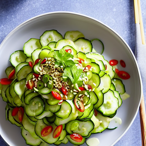 Chilled Zucchini Salad