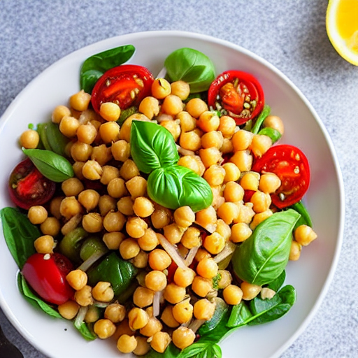 Pasta Salad with Chickpeas