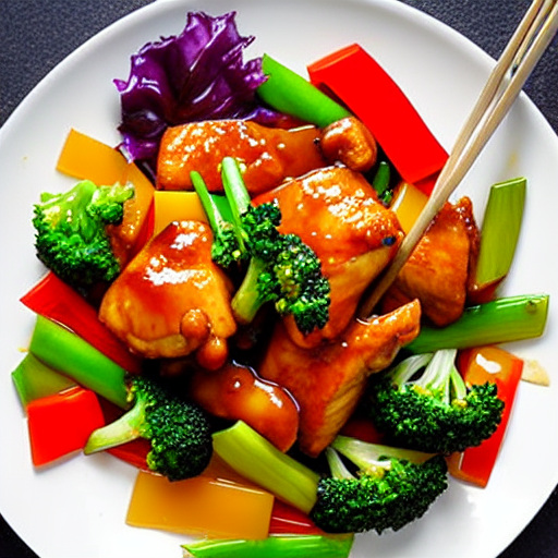 Sweet and Sour Chicken and Vegetables