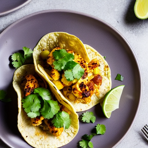 Baked Cauliflower Tacos