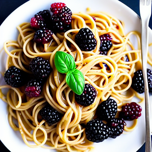 Yuchi Blackberry Pasta