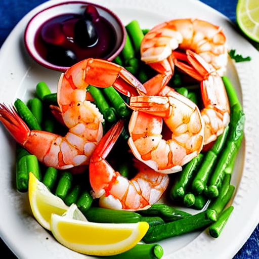 Shrimp with Ouzo