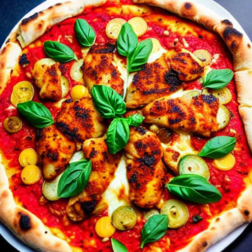 Pizza au Poulet