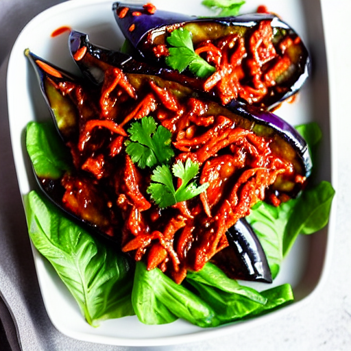 Korean Spicy Eggplant
