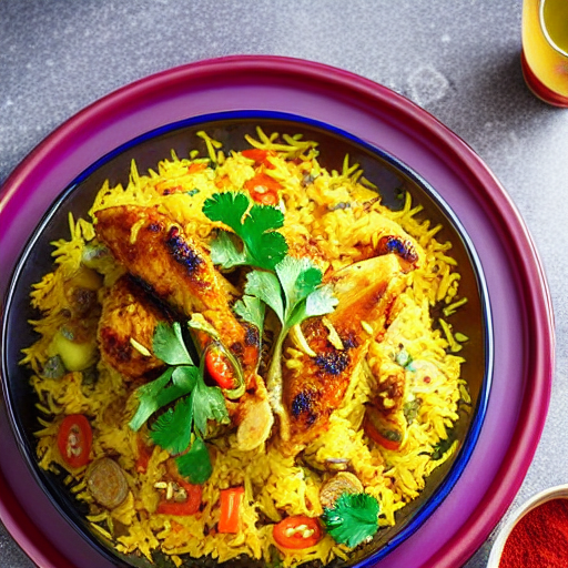 Moroccan Chicken Biryani