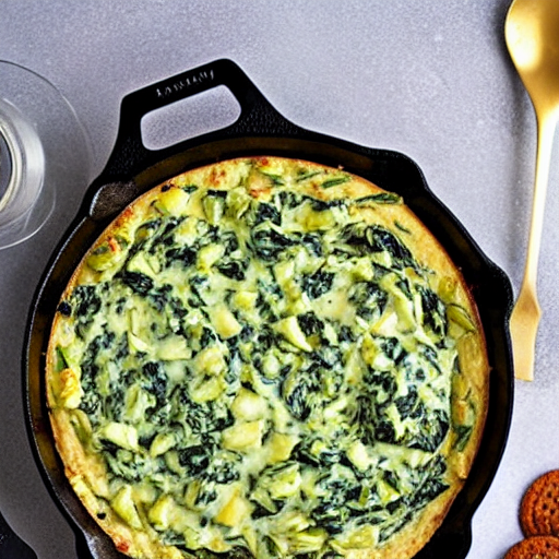 Vegan Spinach Artichoke Dip Bake