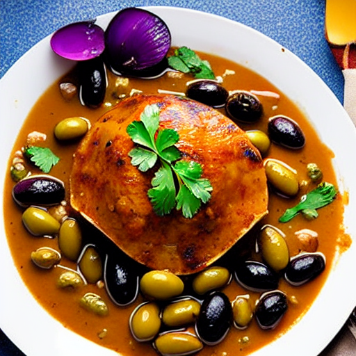 Tajine de Lapin aux Olives
