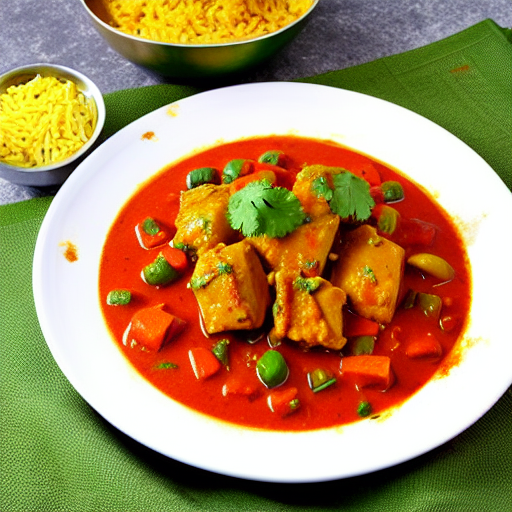 Kadai Fish Curry