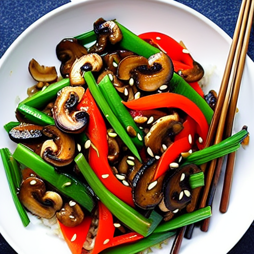 Korean Mushroom Stir-Fry