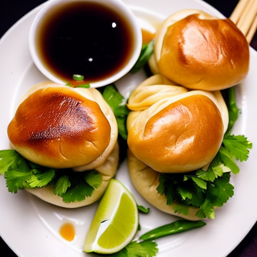 Tea Smoked Chicken Bao