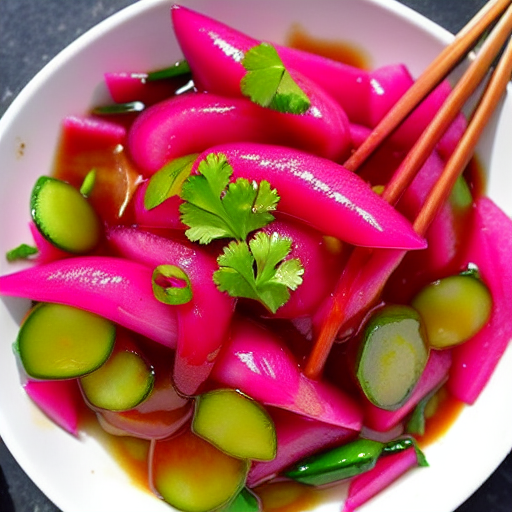 Soy Sauce Marinated Radish