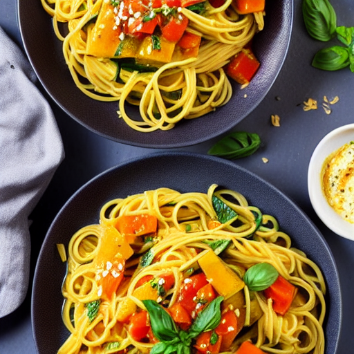 Pasta con Salsa di Fiori di Zucca