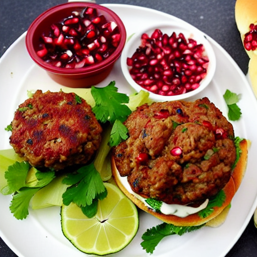 Köfte with Pomegranate Burger