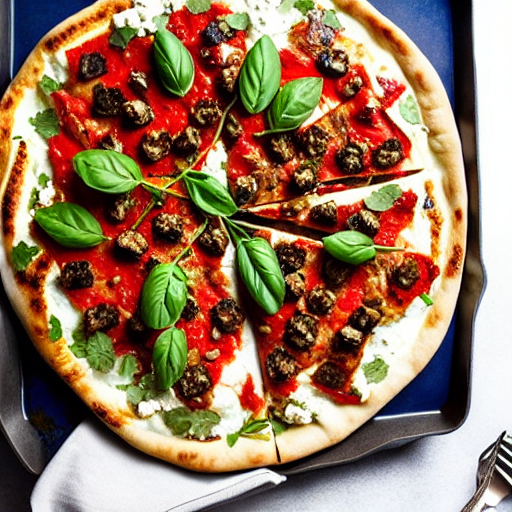 Lamb and Feta Pizza