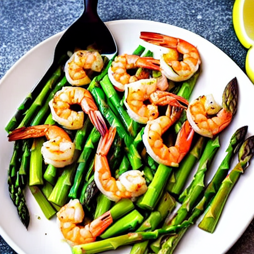 Keto Shrimp and Asparagus Bake