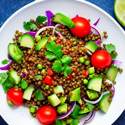 Lentil Greek Salad