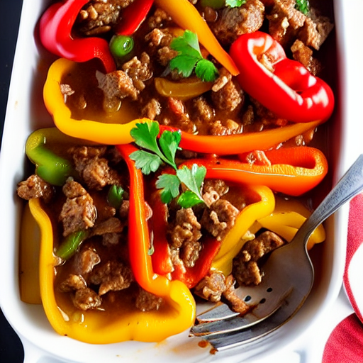Beef and Bell Pepper Casserole