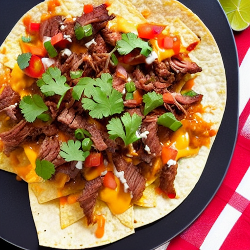 BBQ Beef Nachos