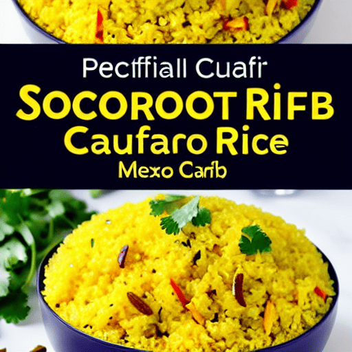 Saffron Cauliflower Rice