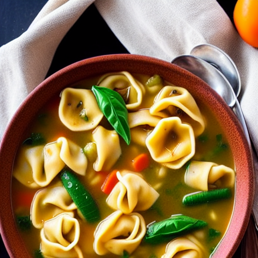 Vegetable Tortellini Soup