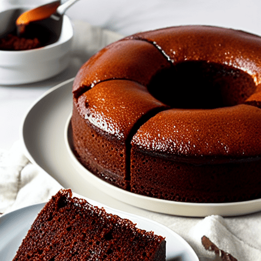 Date Molasses Cake