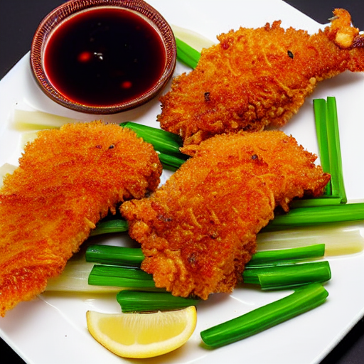 Crispy Fish with Garlic Sauce
